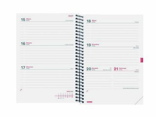 Agenda Escolar Finocam Esp.E8 Sem/Vista Catal&aacute;n 2026-27 Azul