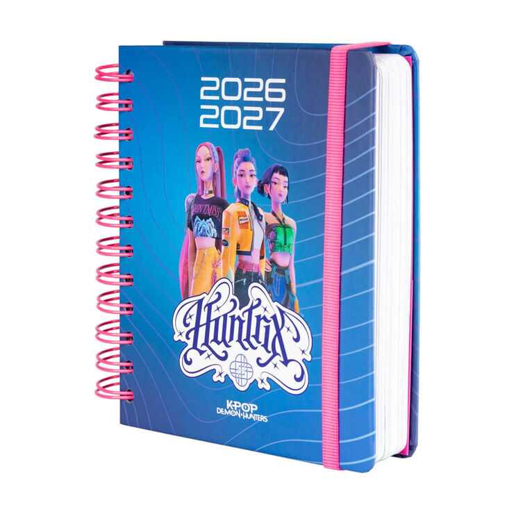 Agenda Erik 11 Mesos A5 Dia/P&agrave;gina Multiling&uuml;e 2026-2027 K-Pop Demon