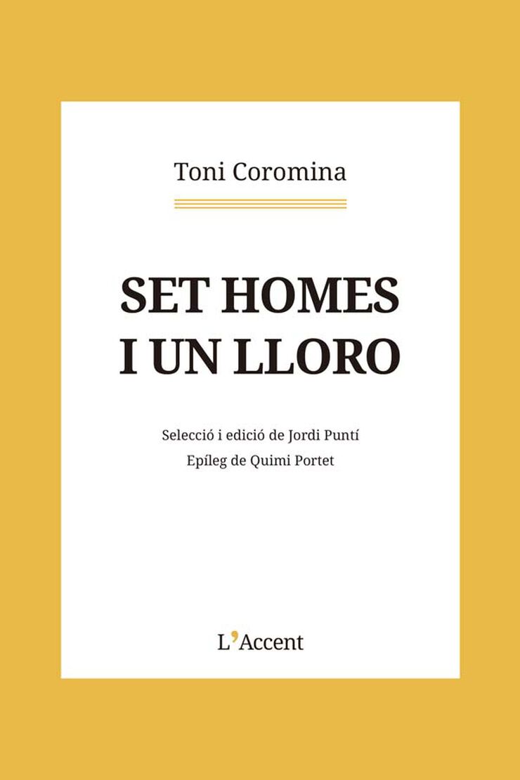 Set homes i un lloro