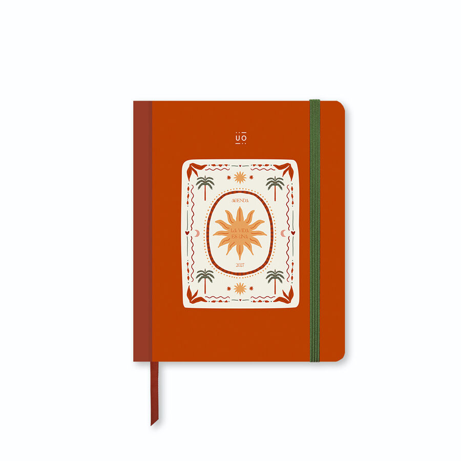 Agenda Uo Mini D&iacute;a P&aacute;gina Castellano 2027 Sunset