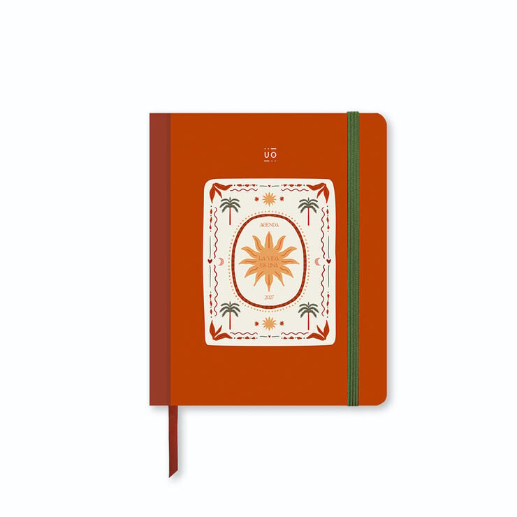 Agenda Uo Mini D&iacute;a P&aacute;gina Castellano 2027 Sunset