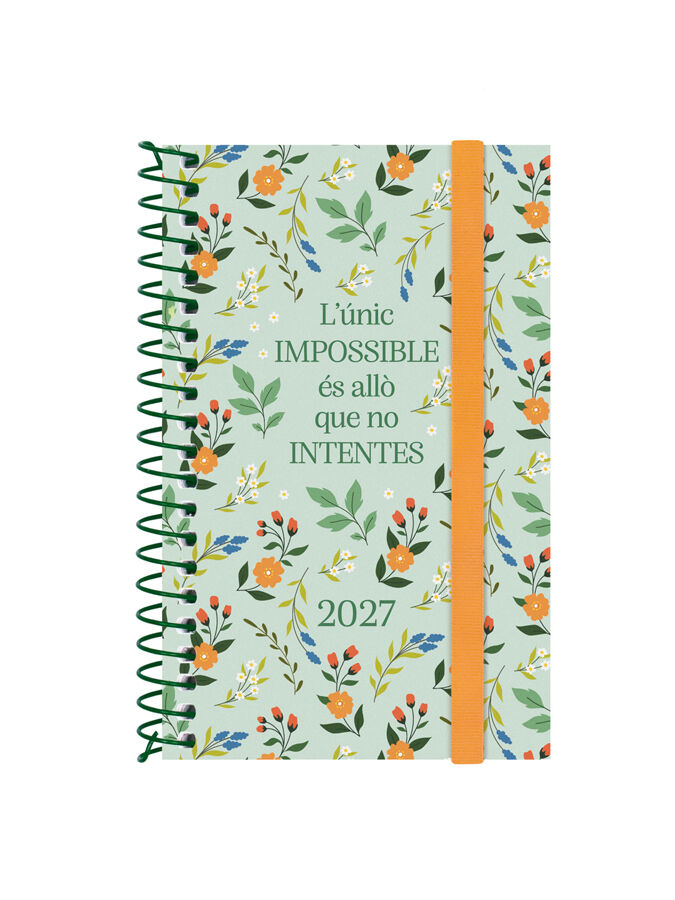 Agenda Finocam Design Collection Semana Vista Horizontal 2027 Catal&aacute;n Lema