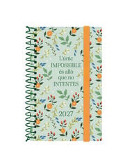 Agenda Finocam Design Collection Semana Vista Horizontal 2027 Catal&aacute;n Lema