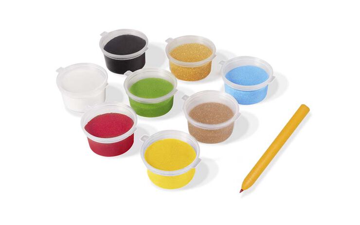 Pinta amb Sorra Jovi Nadal maletí