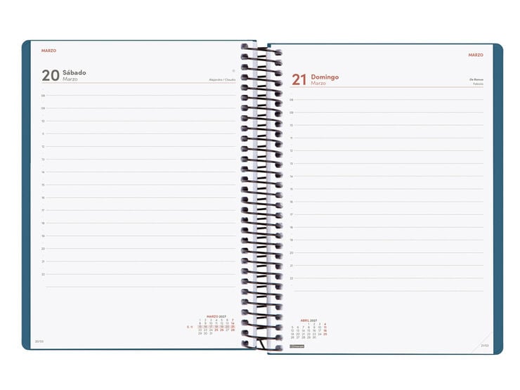 Agenda Finocam My Dia P&agrave;gina 2027 Castell&agrave; Blau