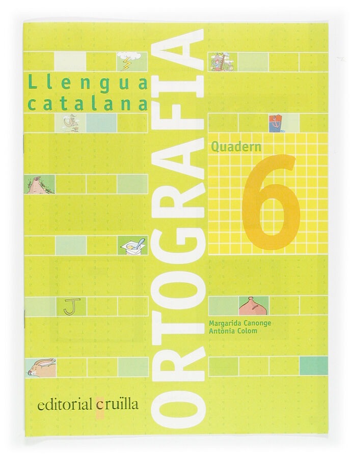 Quadern ortografia 6. Llengua catalana