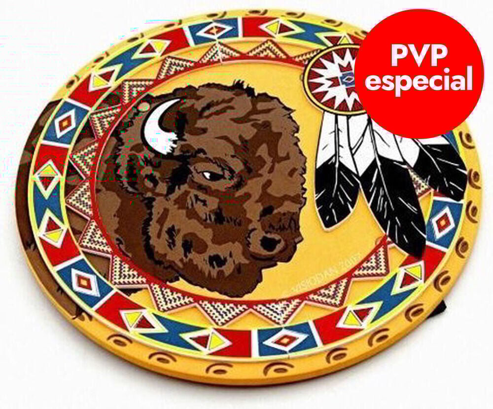 Disfressa Indi amb escut