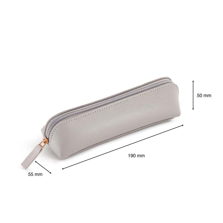 Estuche oval Miquelrius 19204 gris