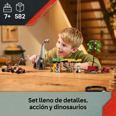 LEGO® Jurassic World Misión de Seguimiento: Raptor y Titanosaurus 76973