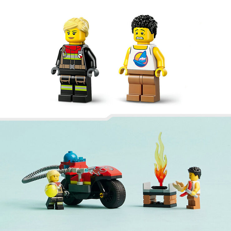 LEGO® City Moto de Rescate de Bomberos 60410