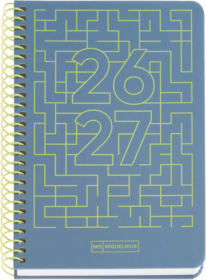 Agenda Escolar Activa S/V Cat. 2026-2027 Lab. Blau