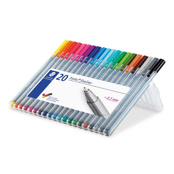 Rotuladores Staedtler Triplus Fineliner 334 20 colores