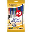 Bolígrafo Bic Cristal 8+2. 4 colores