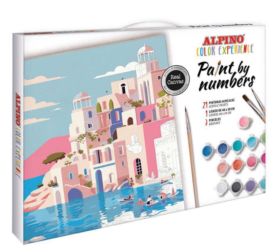 Set Pinta por N&uacute;meros Alpino Color Experience Grecia