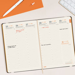 Agenda Finocam Joy Semana Vista Vertical 2027 Catal&aacute;n Florecer