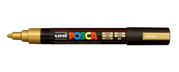 Rotuladores Posca PC-5M metal 8 colores