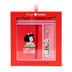 Set Agenda Mafalda A6 sem/vista 2026 cast + Llavero