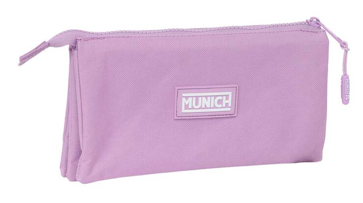 Estuche triple Munich lila