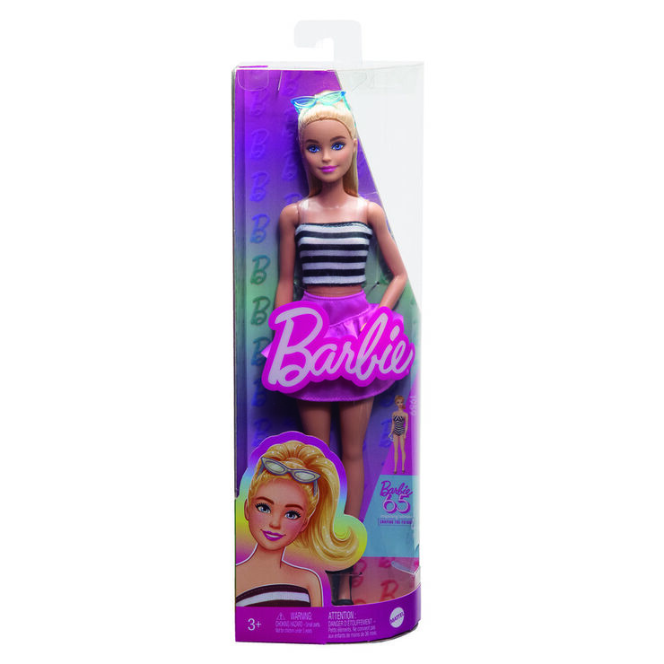 Barbie Fashionista Top Ratlles i Faldilla