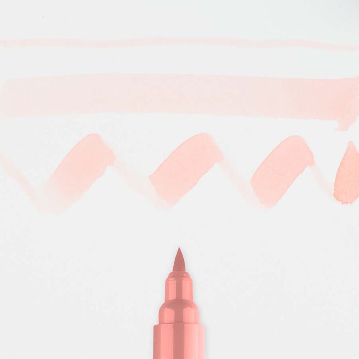 Rotulador Ecoline Brush Pen rojo pastel 381
