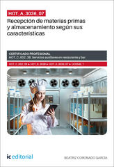 HOT_A_3036_07. Recepci&oacute;n de materias primas y almacenamiento seg&uacute;n sus caracter&iacute;sticas