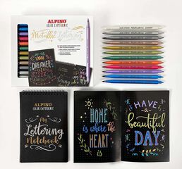 Set Metallic Lettering Alpino Color Experience