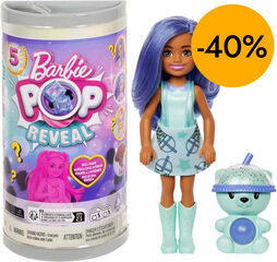 Barbie Chelsea Pop Reveal Bubble Tea Assortit