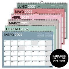 Calendario Miquelrius Pared A4 Castellano Chromatic 2027