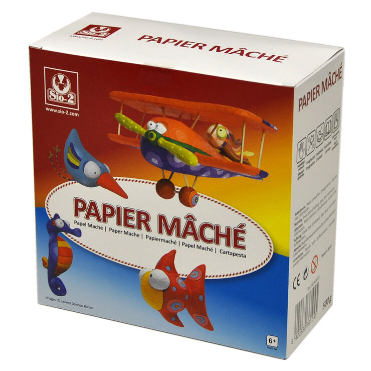 Papel maché Sio-2 500g