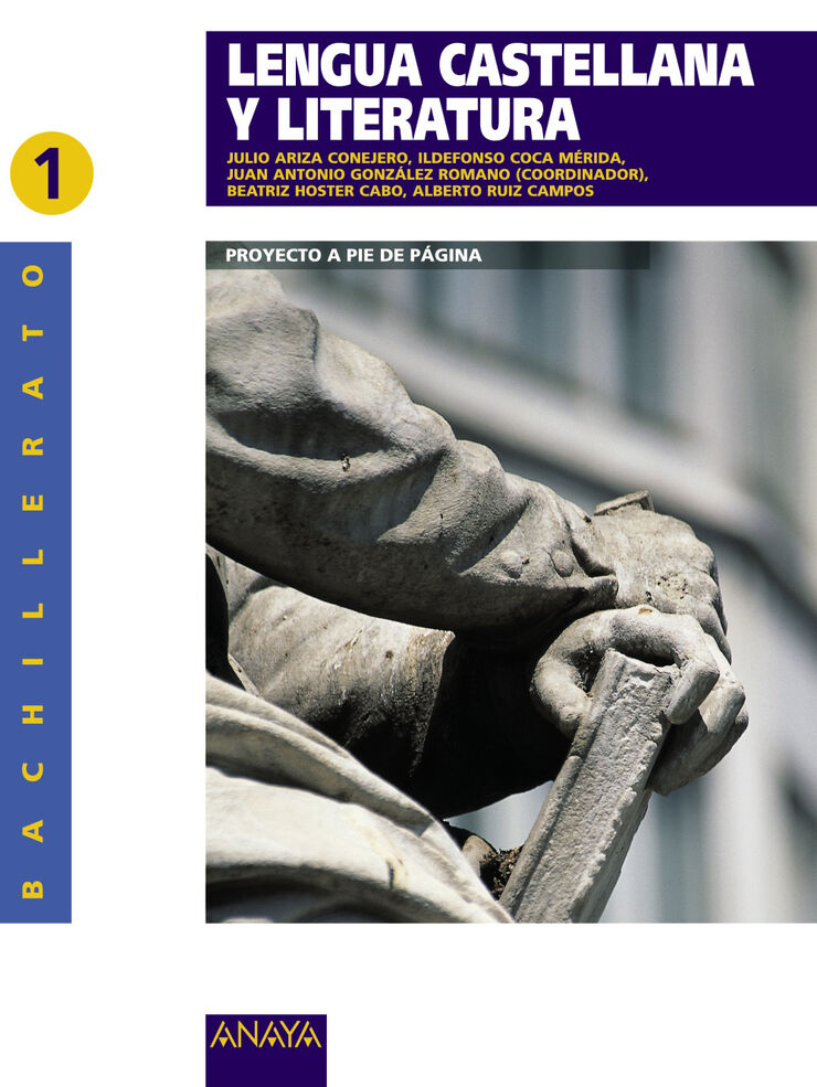 LENGUA CASTELLANA Y LITERATURA 1º BACHILLERATO Algaida 9788498770896