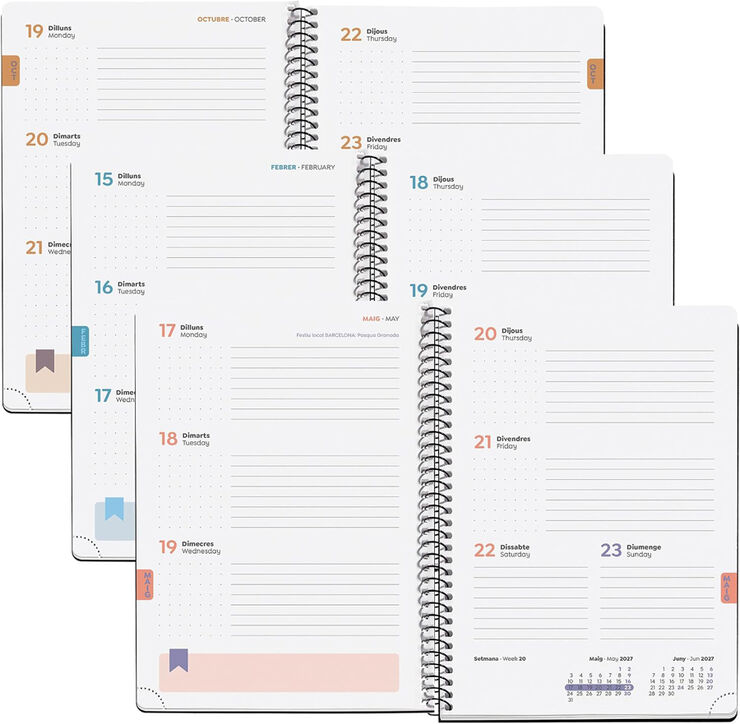 Agenda Escolar Plus D/P Cat. 2026-2027 Summery