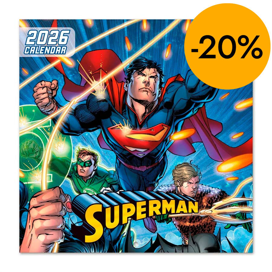 Calendari paret 2026 30x30cm Superman