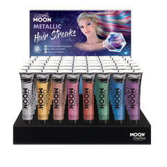 Maquillatge en crema Cabells Metxes Metàl·liques Moon Creations Maquillatge en crema Cabells Metxes Metàl·liques Moon Creations