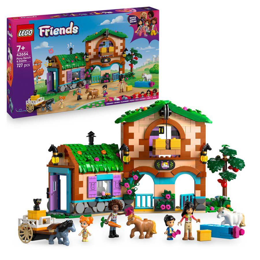LEGO&reg; Friends Rancho y Establo de Ponis 42654