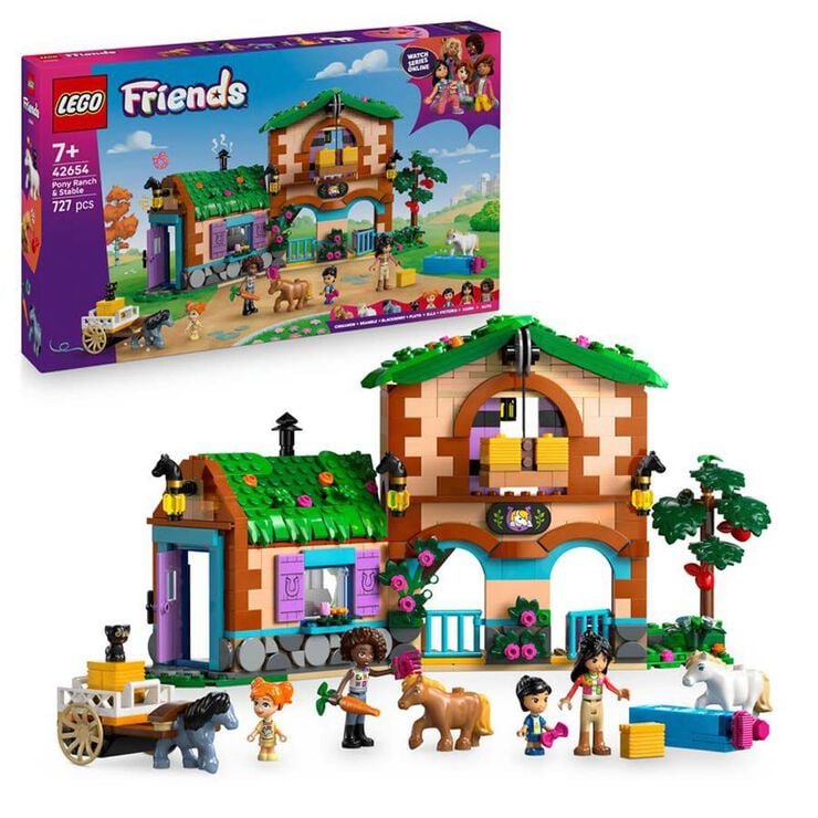 LEGO&reg; Friends Rancho y Establo de Ponis 42654