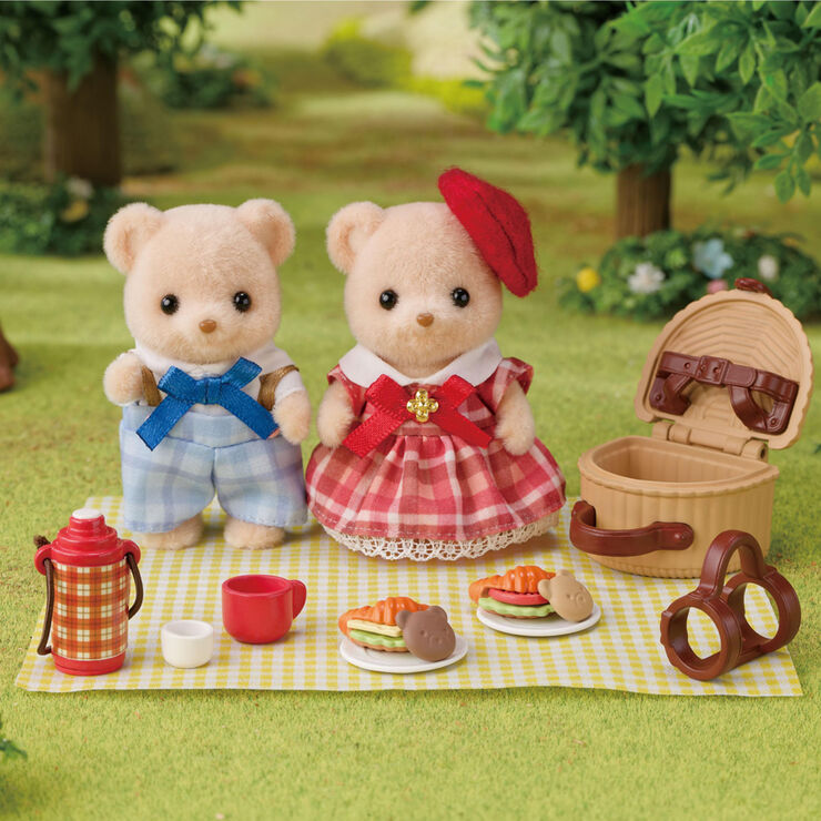 Set de p&iacute;cnic hermanos Oso Biscuit Sylvanian Families
