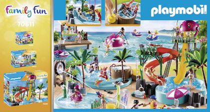 Playmobil Family Fun Vacances piscina infantil (70611)