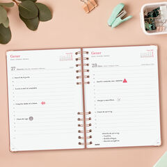 Agenda Finocam Alma D&iacute;a P&aacute;gina 2027 Catal&aacute;n Rosa