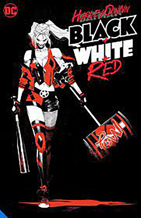 Harley Quinn: Blanco, negro y rojo