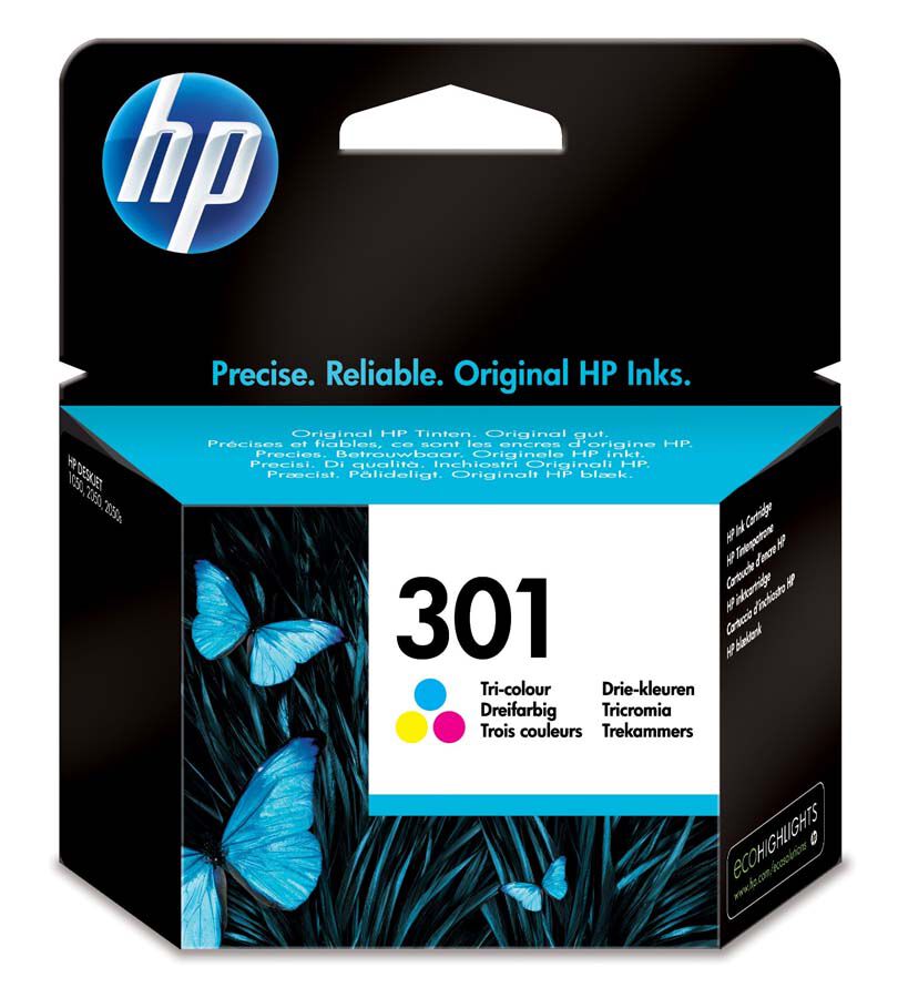 Cartutx original HP 301 tricolor - CH562EE