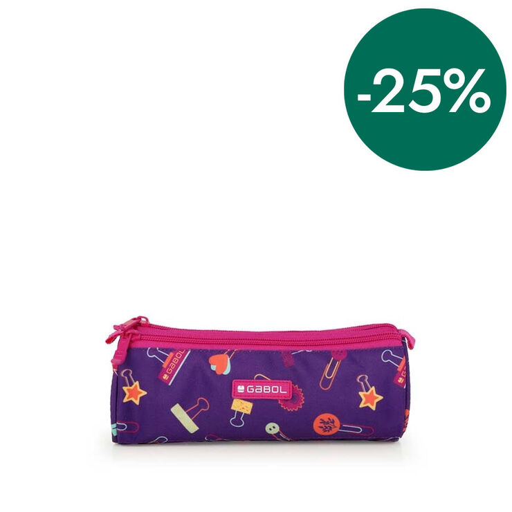 Estuche Gabol Clips 3 cremalleras