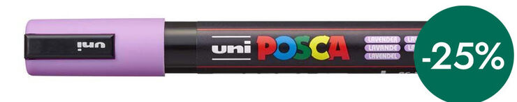 Rotulador Posca PC-5M 1,8-2,5mm lavanda