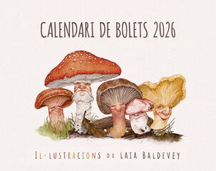 Calendario de pared 2026 Bolets