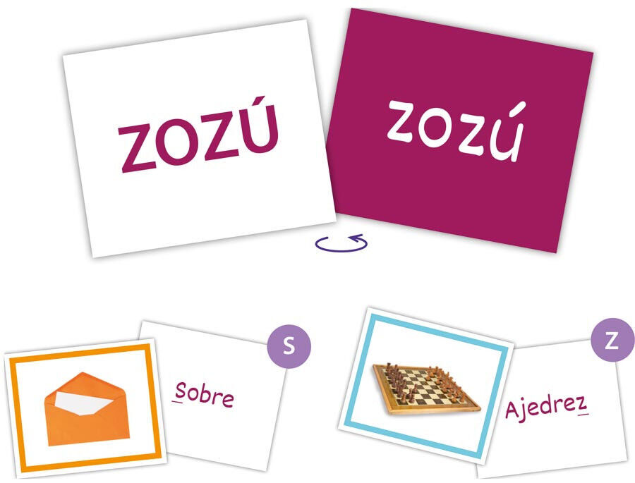 Juego did&aacute;ctico Akros Lecto - Bits Driscriminaci&oacute; S / Z