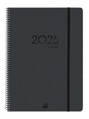 Agenda Finocam 16 meses Ikon E40 sem/vista vertical mult 2025-26 negro