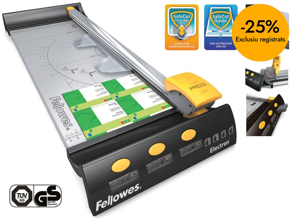 Guillotina de rodillo Fellowes Electron A3