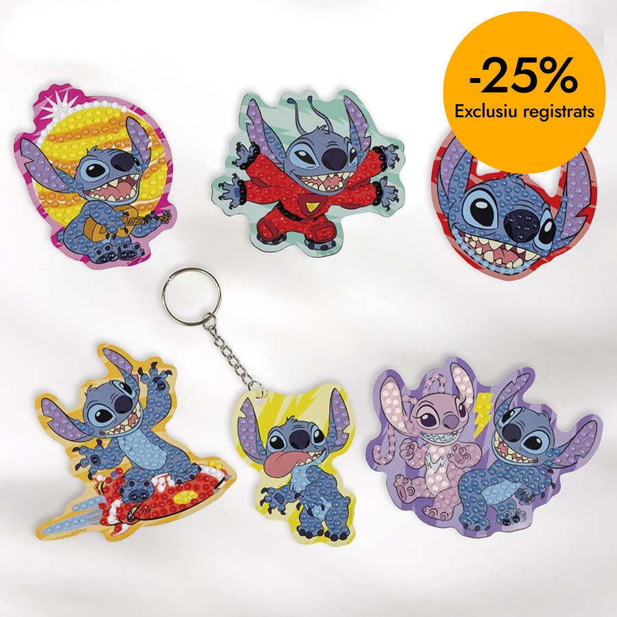 Llavero y Imanes Stitch