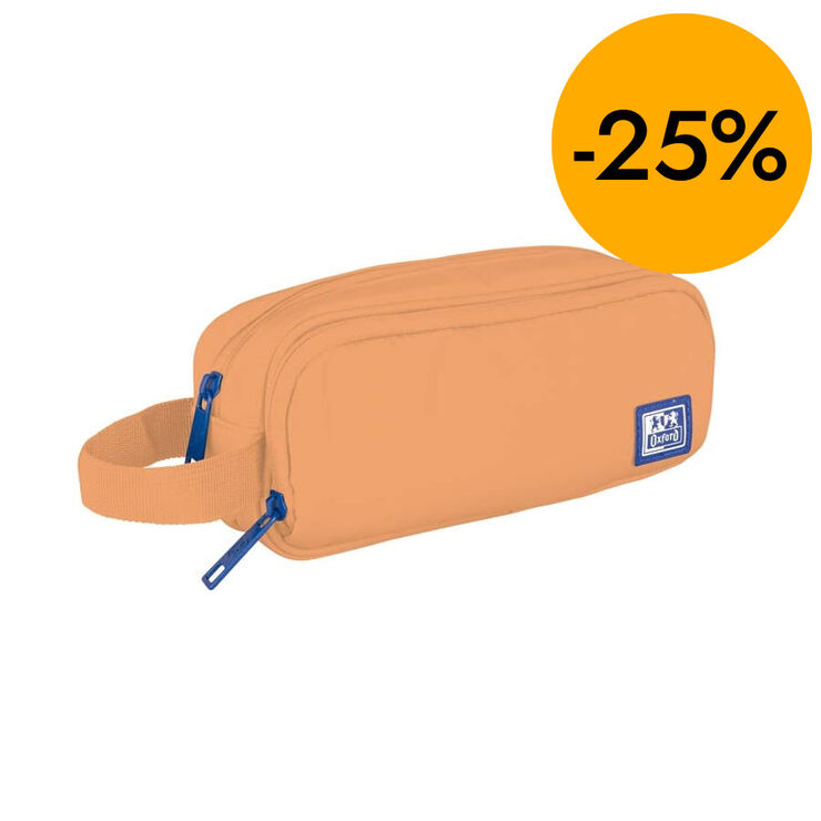 Estuche doble Oxford B-Smart melocot&oacute;n