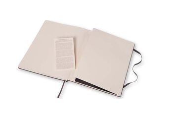 Libreta Moleskine P azul cuadro