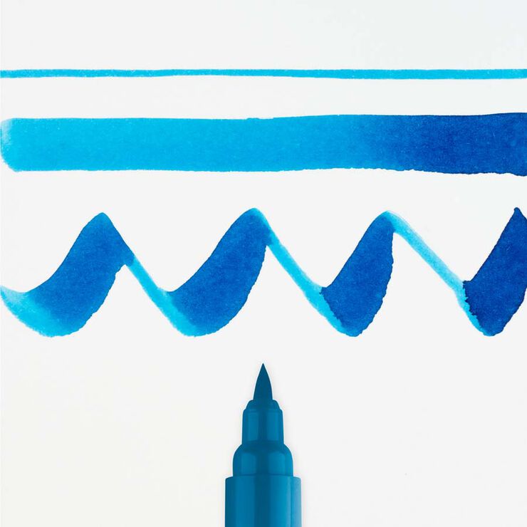 Rotulador Ecoline Brush Pen azul de prusia 508